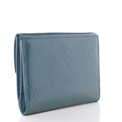 Louis Vuitton Vernis Ludlow Wallet Blue Galactic 2 of 7