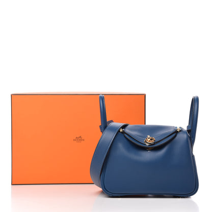 Hermes Swift Mini Lindy 20 Deep Bleu 9 of 9