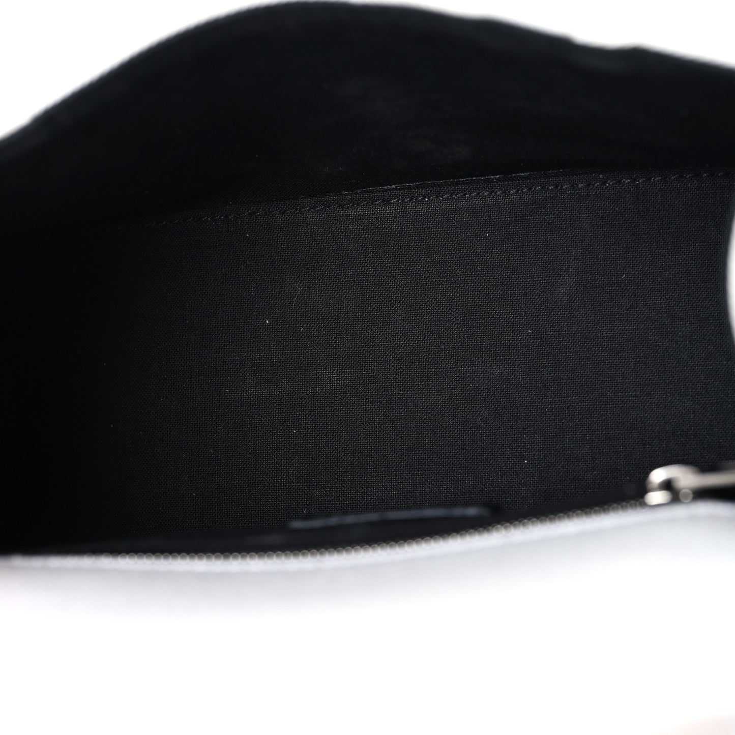 Denim Patchwork Small Hourglass Top Handle Bag White