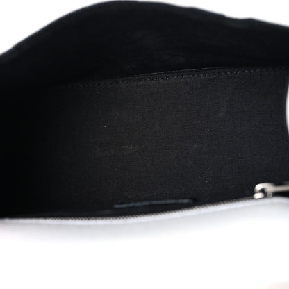 Balenciaga Denim Patchwork Small Hourglass Top Handle Bag White 5 of 13