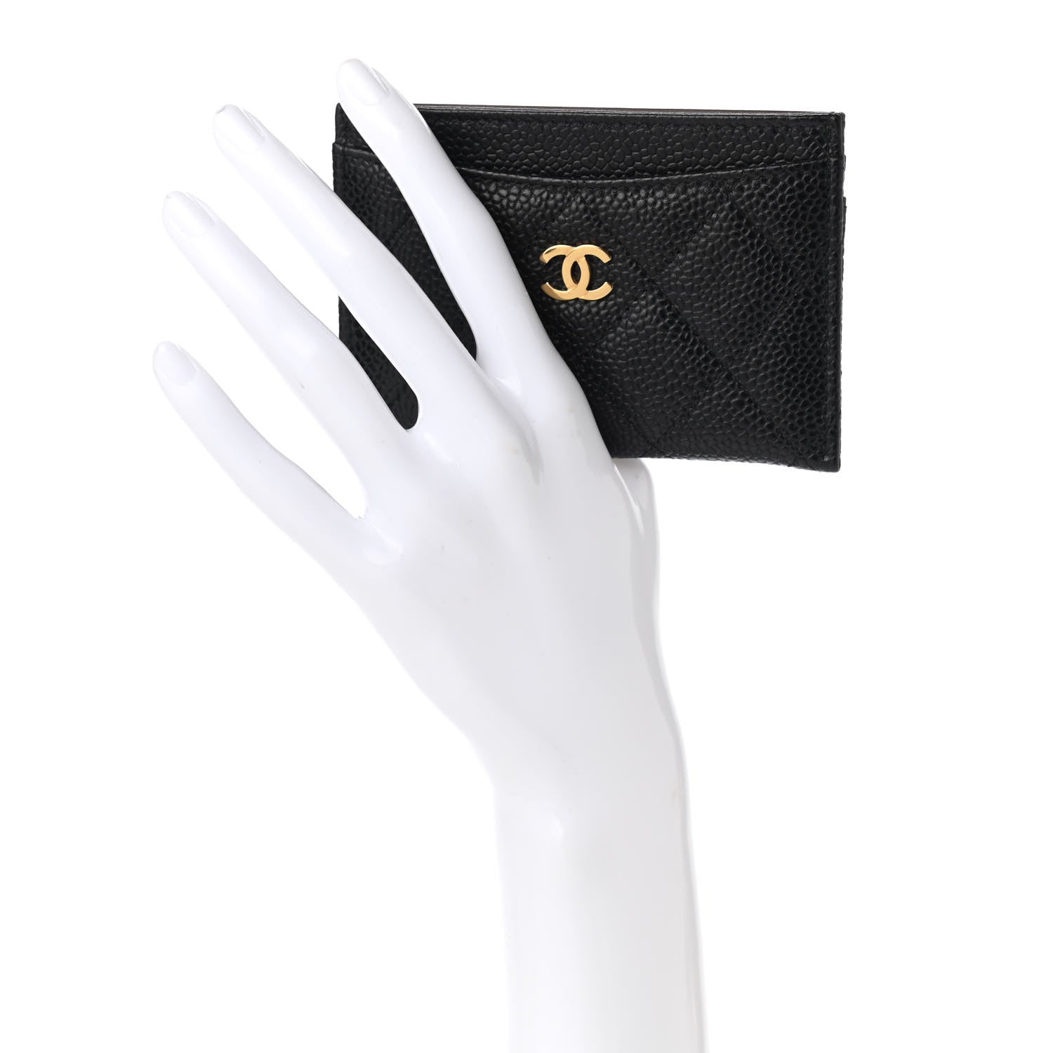 Chanel Caviar Quilted Card Holder Black 2 of 8