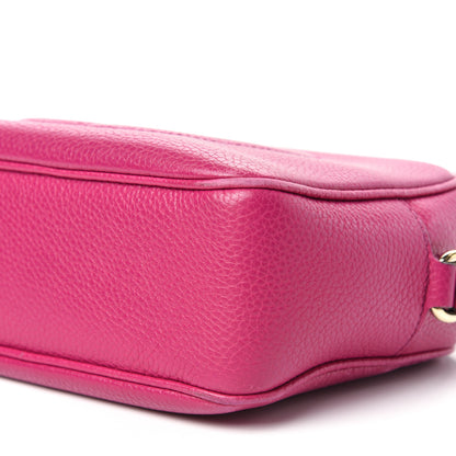 Gucci Cellarius Calfskin Small Soho Disco Bag Bright Bouganville 9 of 10
