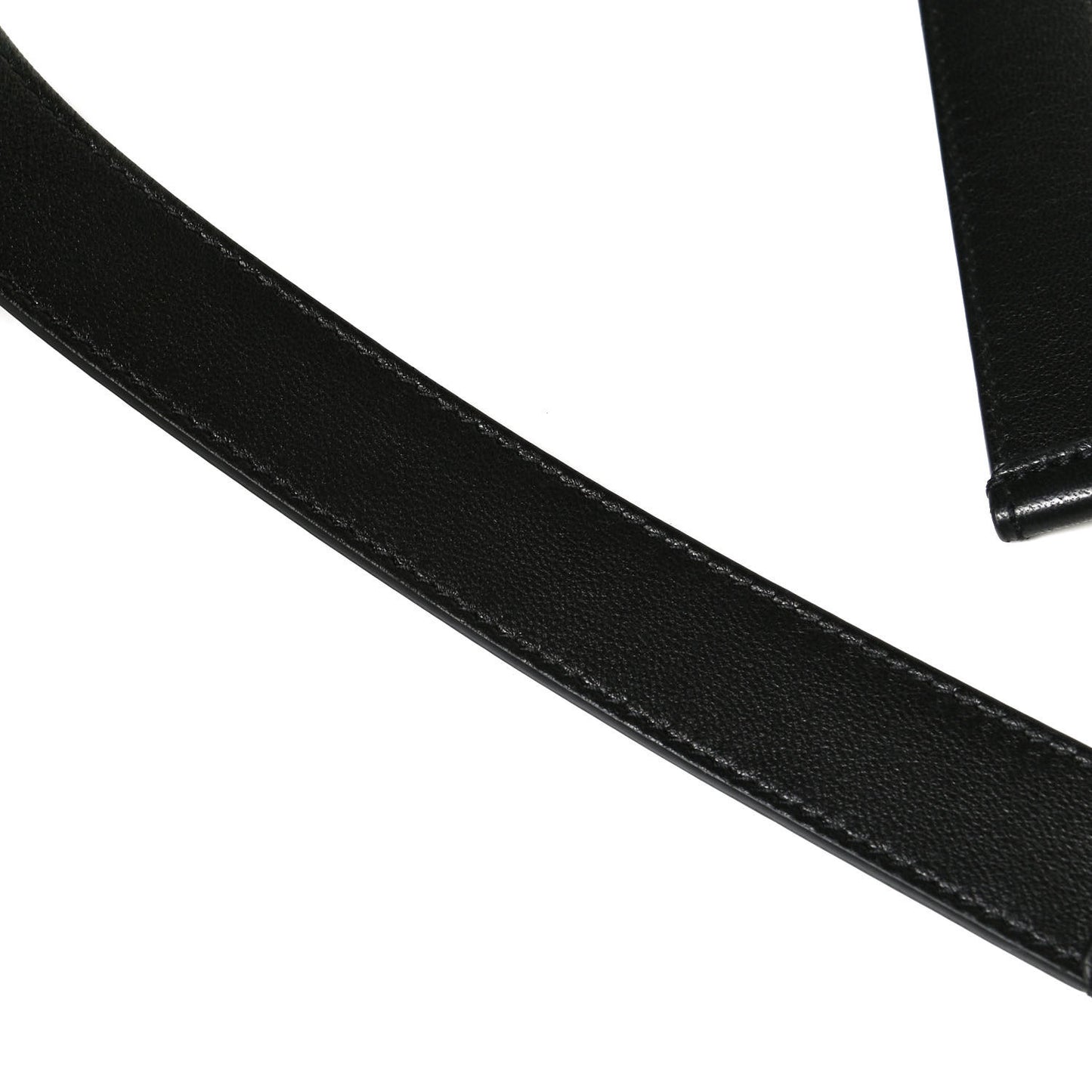 Lambskin Drawstring Backpack Black
