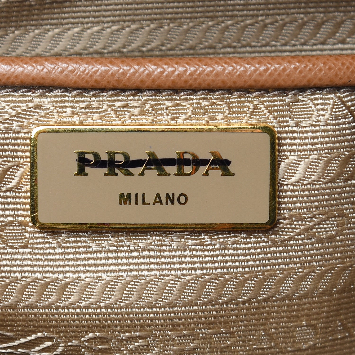 Prada Saffiano Tote Caramel 6 of 16