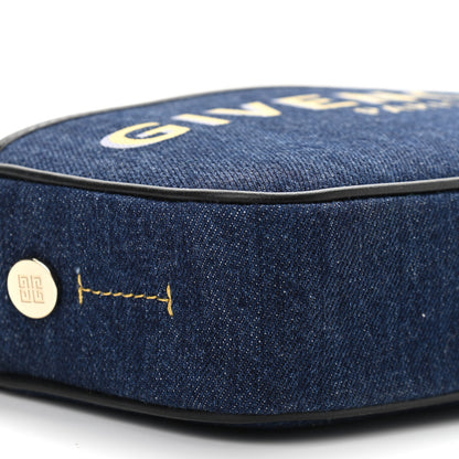 Givenchy Denim Logo Bond Camera Bag Blue 8 of 9