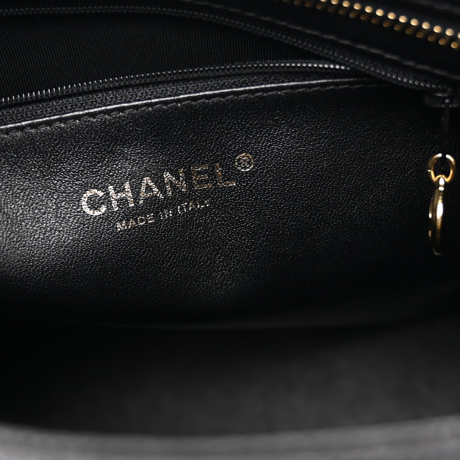 Chanel Caviar Quilted Medallion Tote Black 6 of 10
