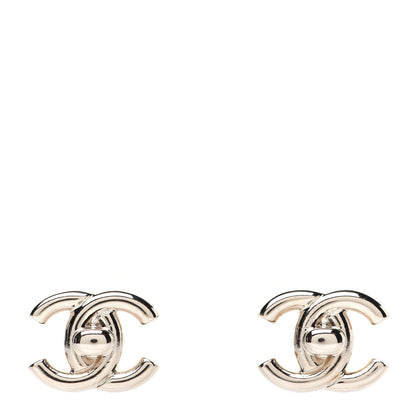 Chanel Metal CC Turnlock Earrings Gold 1 of 7