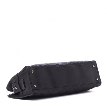 Chanel Caviar Quilted French Riviera Tote Black 3 of 9