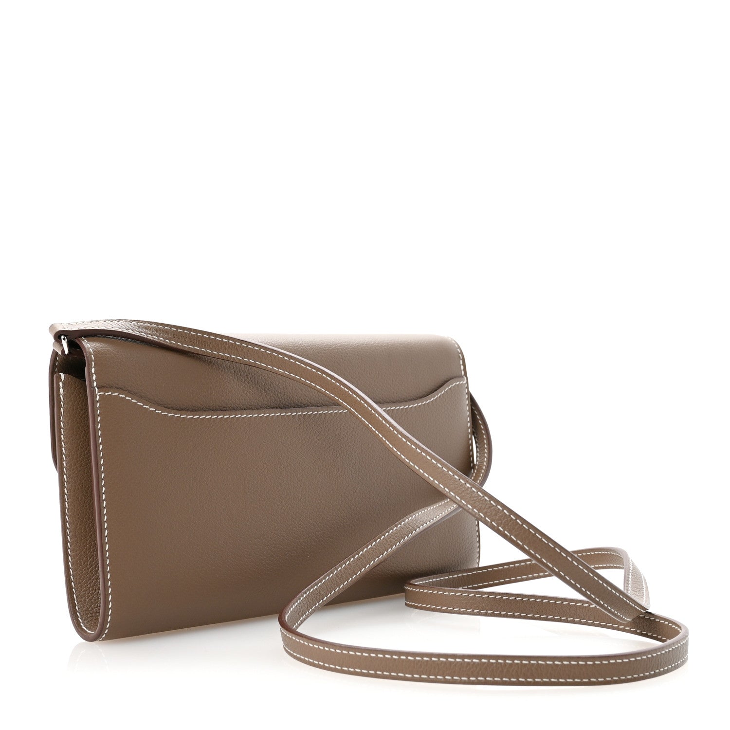 Hermes Evercolor Constance Wallet To Go Etoupe 3 of 11