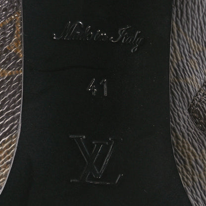 Louis Vuitton Patent Calfskin Monogram Star Trail Ankle Boots 41 Black 6 of 7