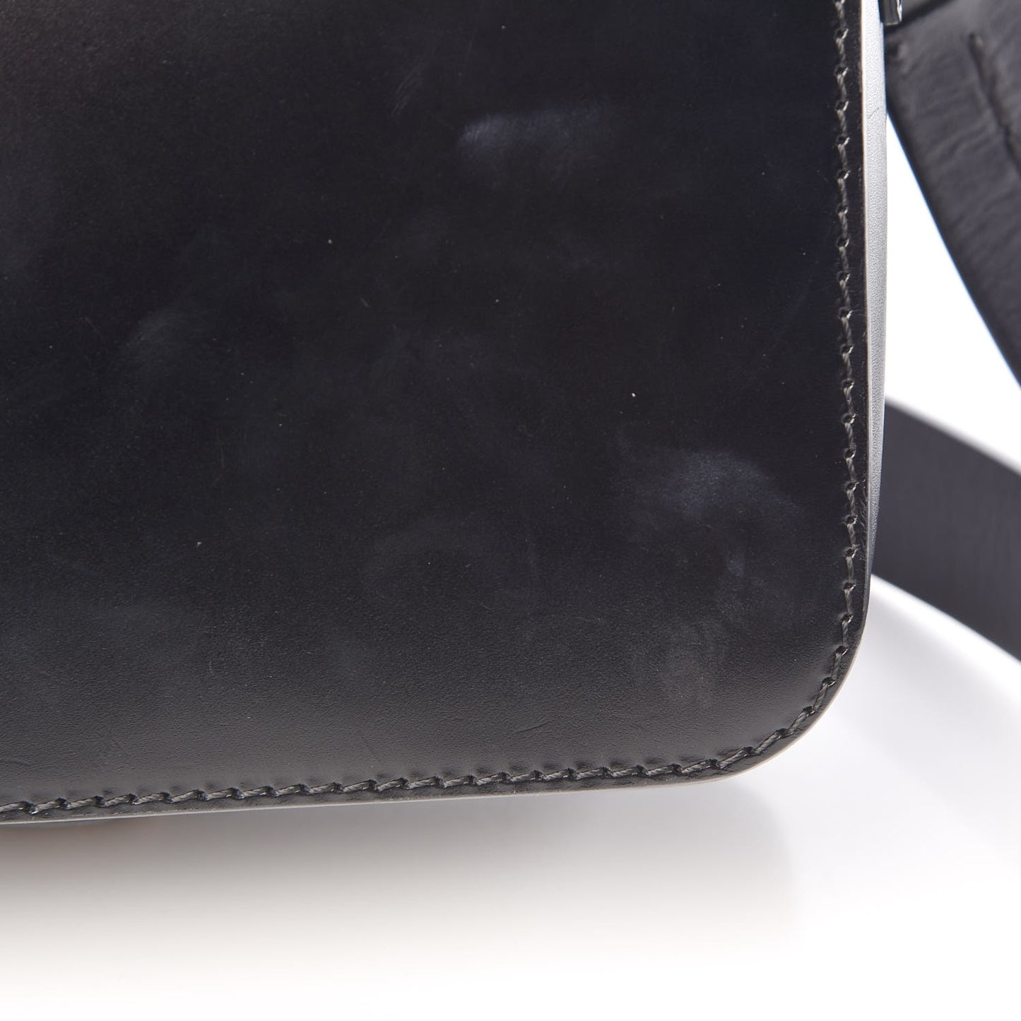 Supple Bridle Square Satchel Black