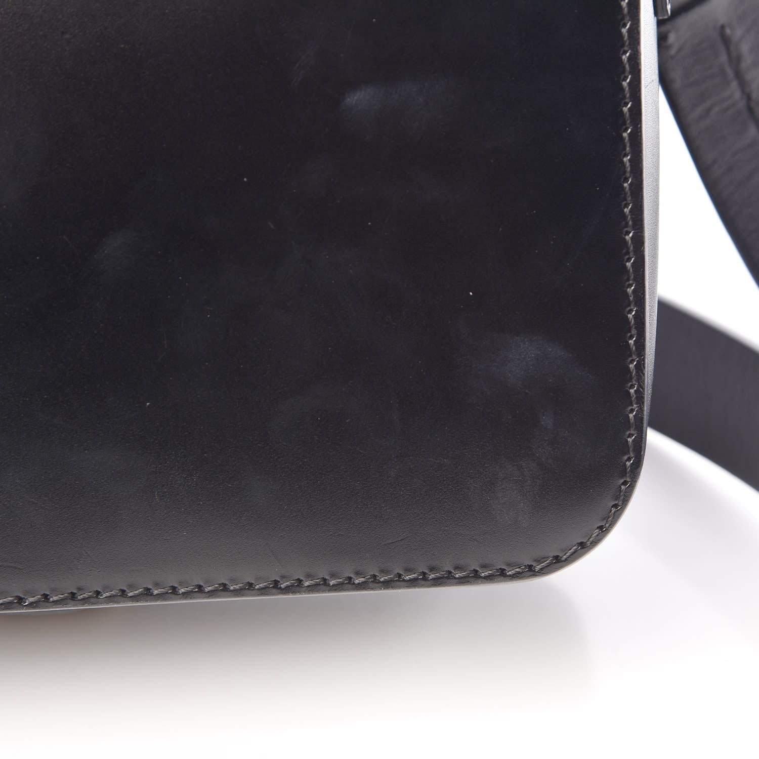 Burberry Supple Bridle Square Satchel Black 8 of 13