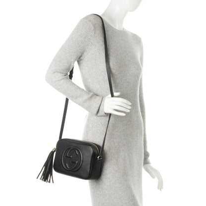 Gucci Pebbled Calfskin Small Soho Disco Bag Black 2 of 7