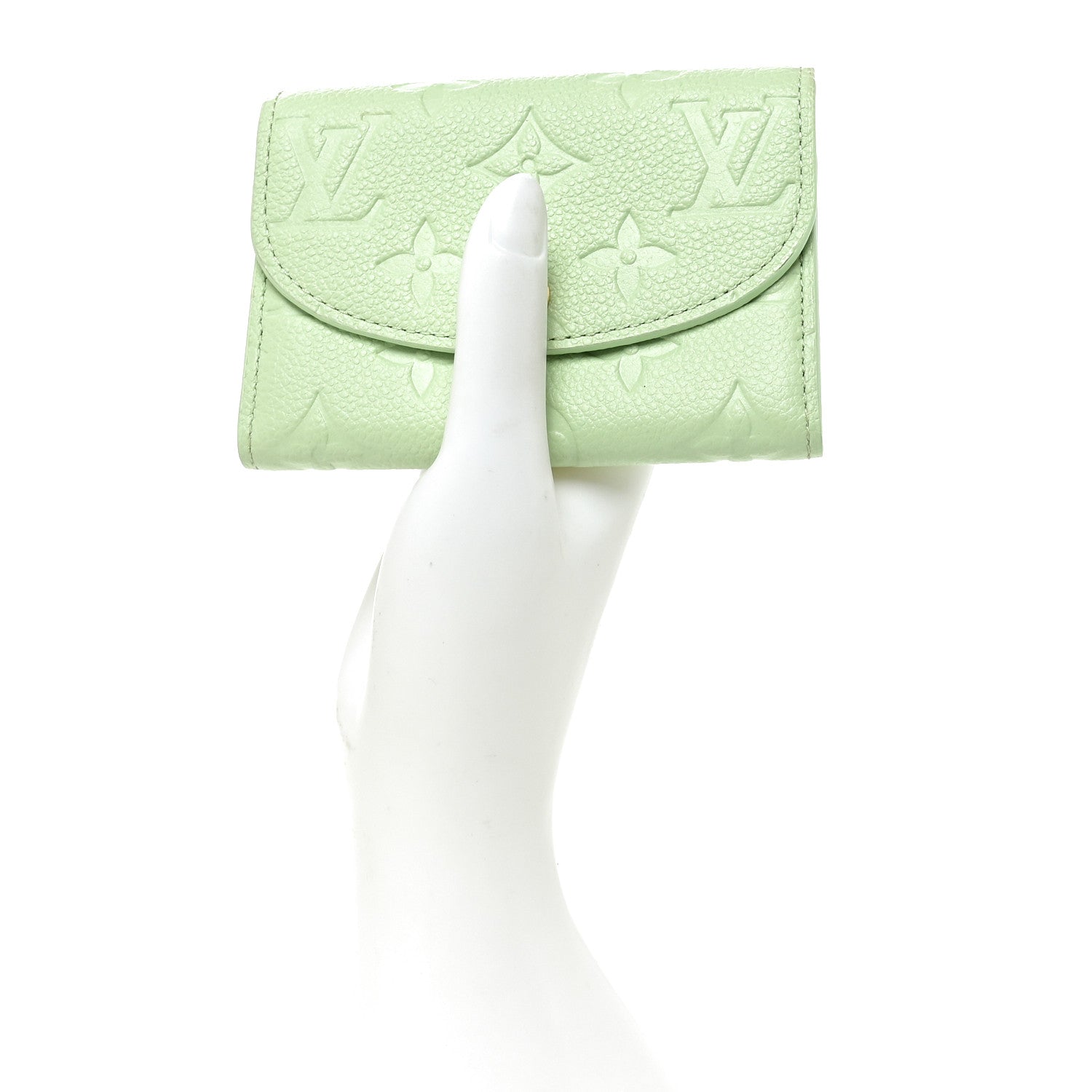 Louis Vuitton X TM Empreinte Monogram Rosalie Coin Purse Green Tea 2 of 6