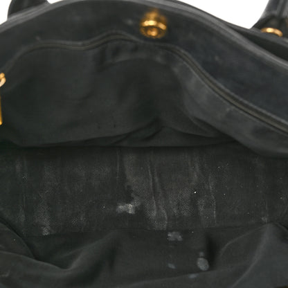 Chanel Calfskin Cerf Executive Shopper Tote Black 13 of 17