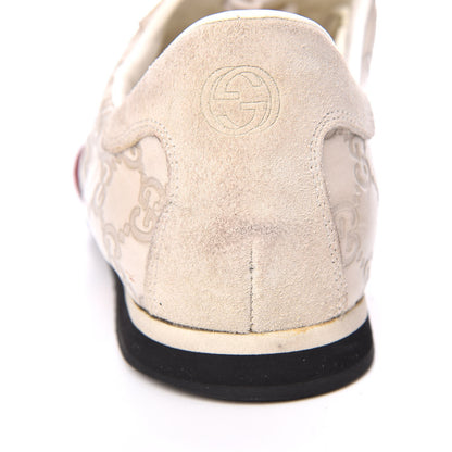Gucci Guccissima Web Mens Sneakers 10 White 12 of 17