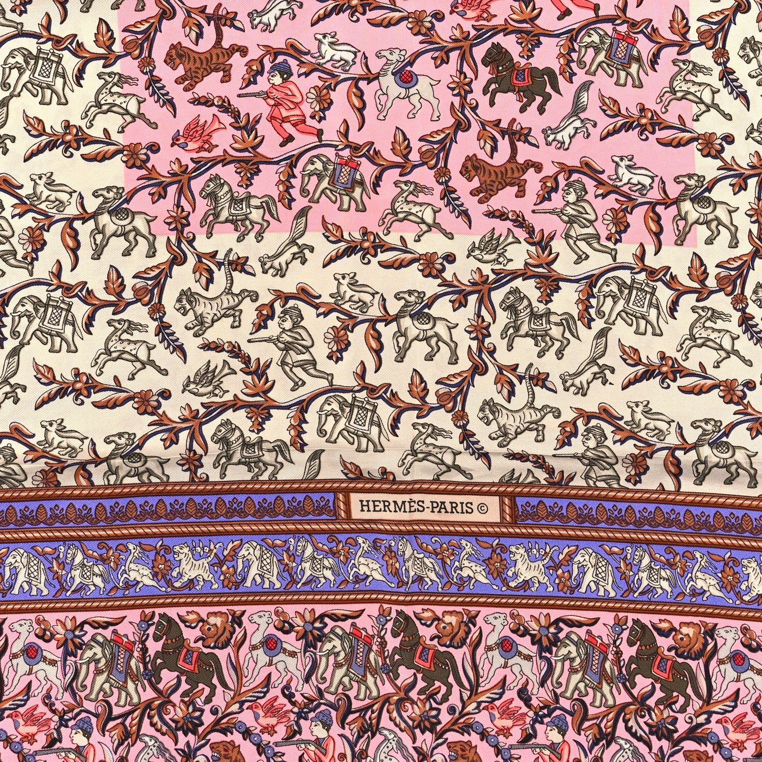 Hermes Silk Chasse en Inde Scarf 90 2 of 3