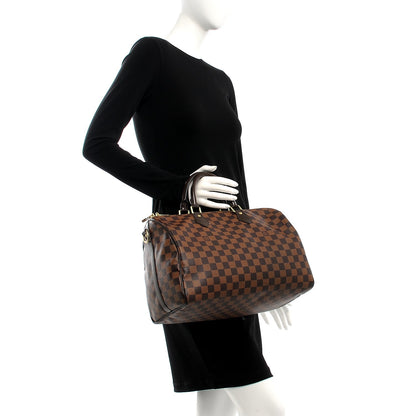 Louis Vuitton Damier Ebene Speedy Bandouliere 35 2 of 9