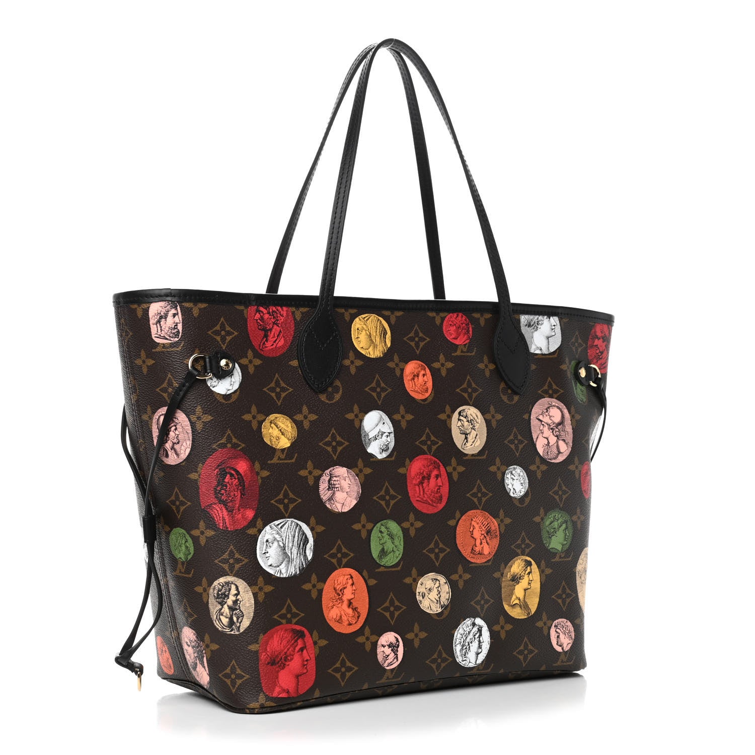 Louis Vuitton X FORNASETTI Monogram Cameo Neverfull MM 2 of 4