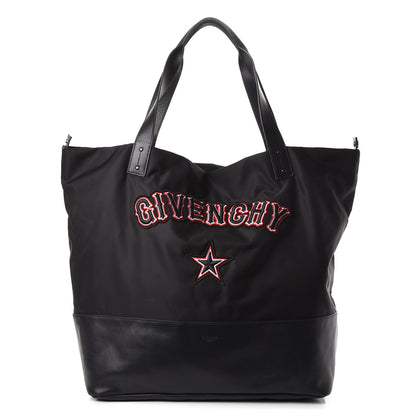 Givenchy Nylon Calfskin Gothic Tote Black 1 of 10