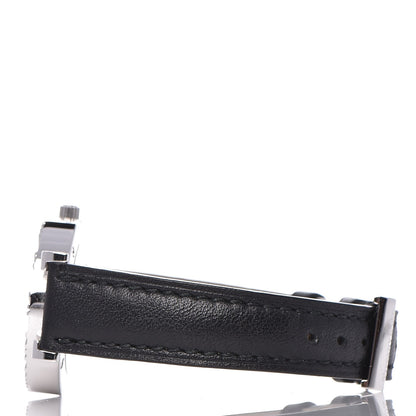 Tiffany Sterling Silver Calfskin 29mm Atlas Quartz Watch Black 4 of 10