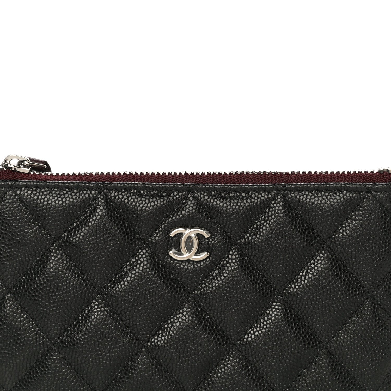 Chanel Caviar Quilted Small Cosmetic Case Black 8 of 10