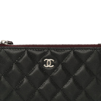 Chanel Caviar Quilted Small Cosmetic Case Black 8 of 10