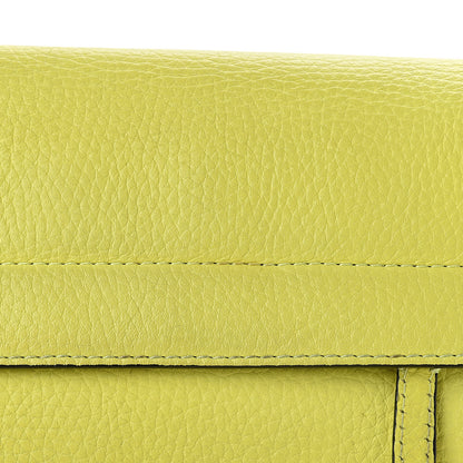 Burberry Signature Grain Small Burleigh Crossbody Bag Neon Yellow 11 of 18
