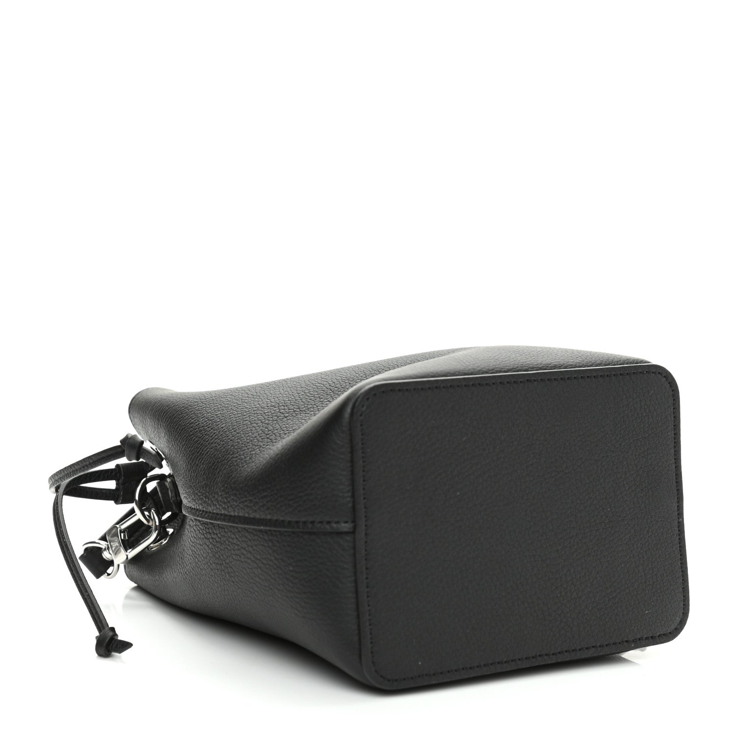 Louis Vuitton Calfskin Nano Lockme Bucket Black 4 of 9