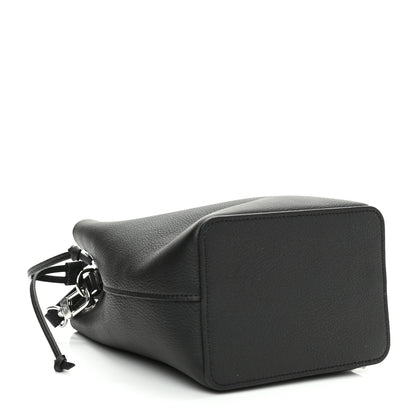 Louis Vuitton Calfskin Nano Lockme Bucket Black 4 of 9