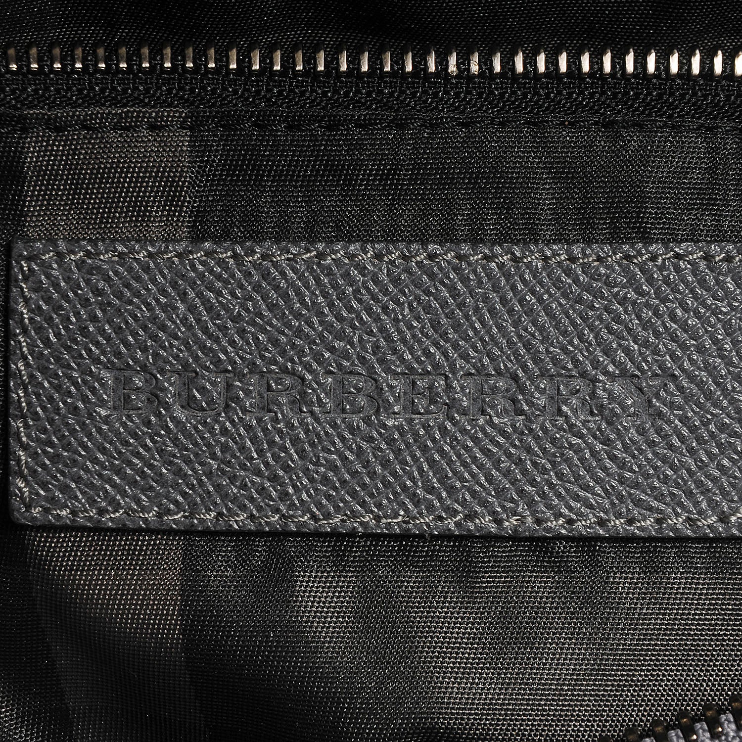 Burberry London Leather Boston Holdall 45 Mid Grey Melange 7 of 10