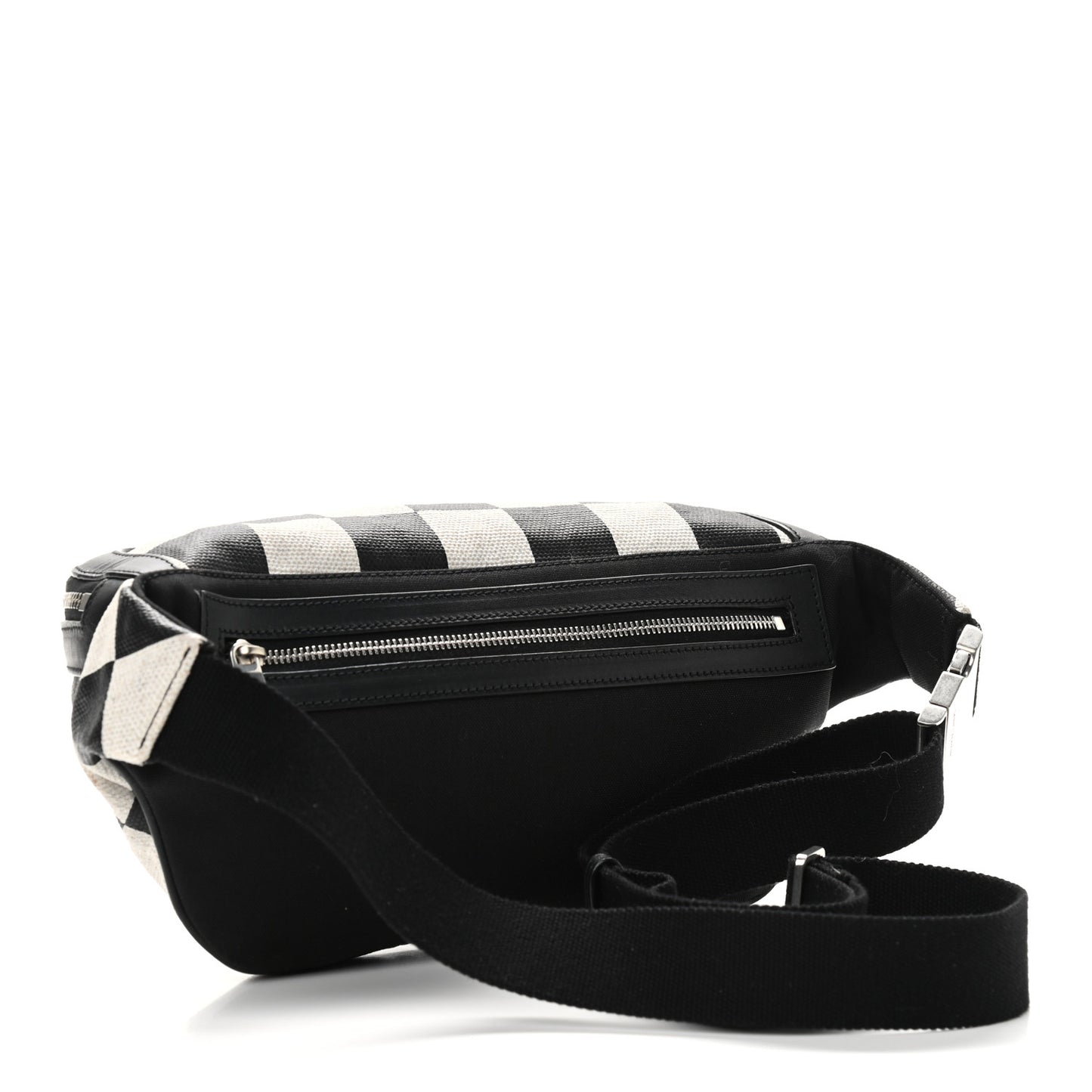Canvas Classic Belt Bag Black White