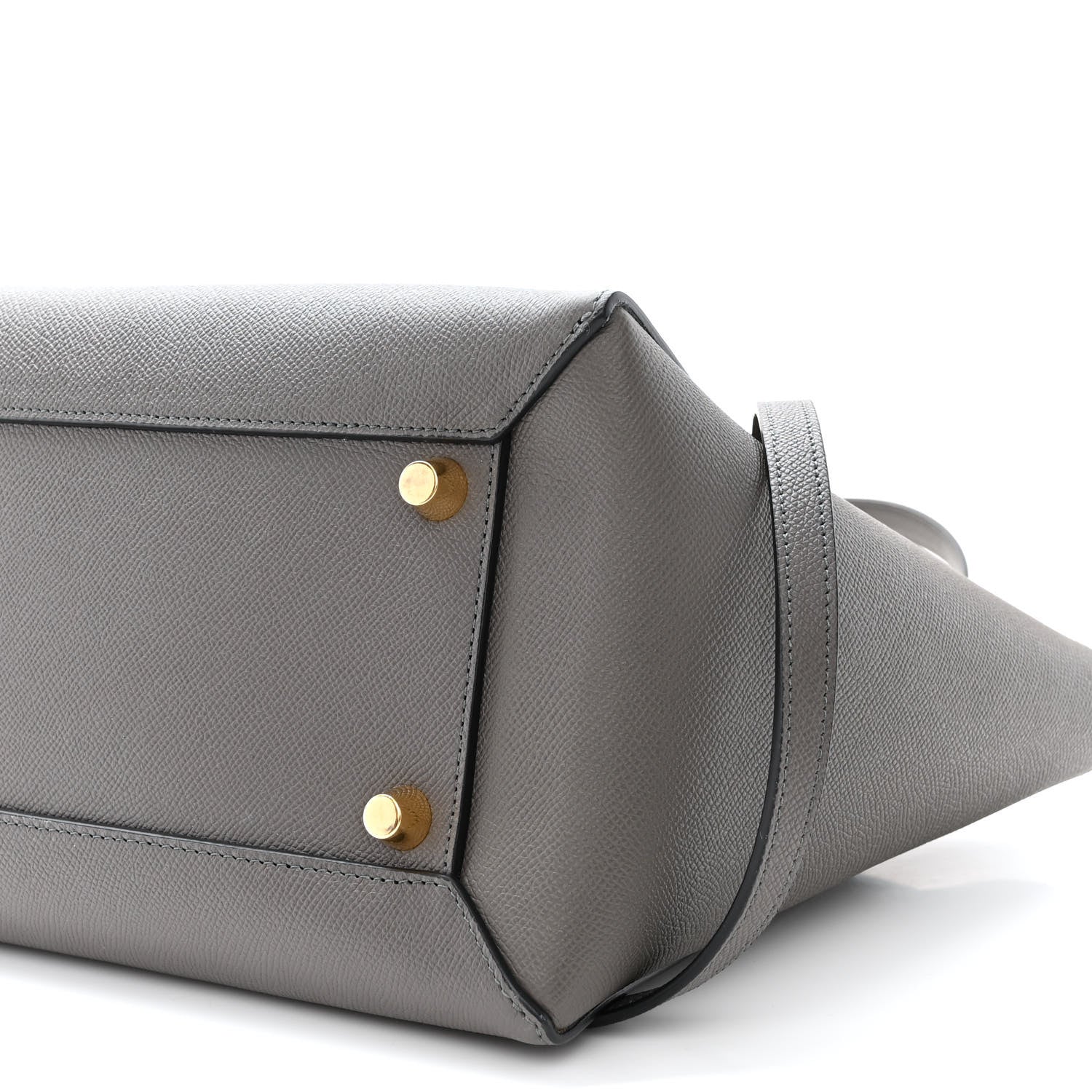 Celine Grained Calfskin Mini Belt Bag Grey 10 of 10