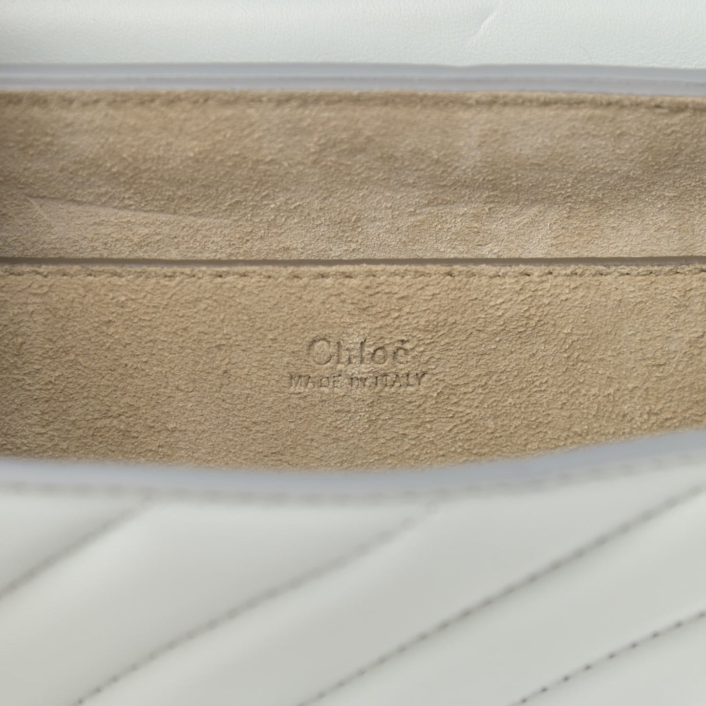 Calfskin Quilted Mini Drew Bijou Shoulder Bag Airy Grey