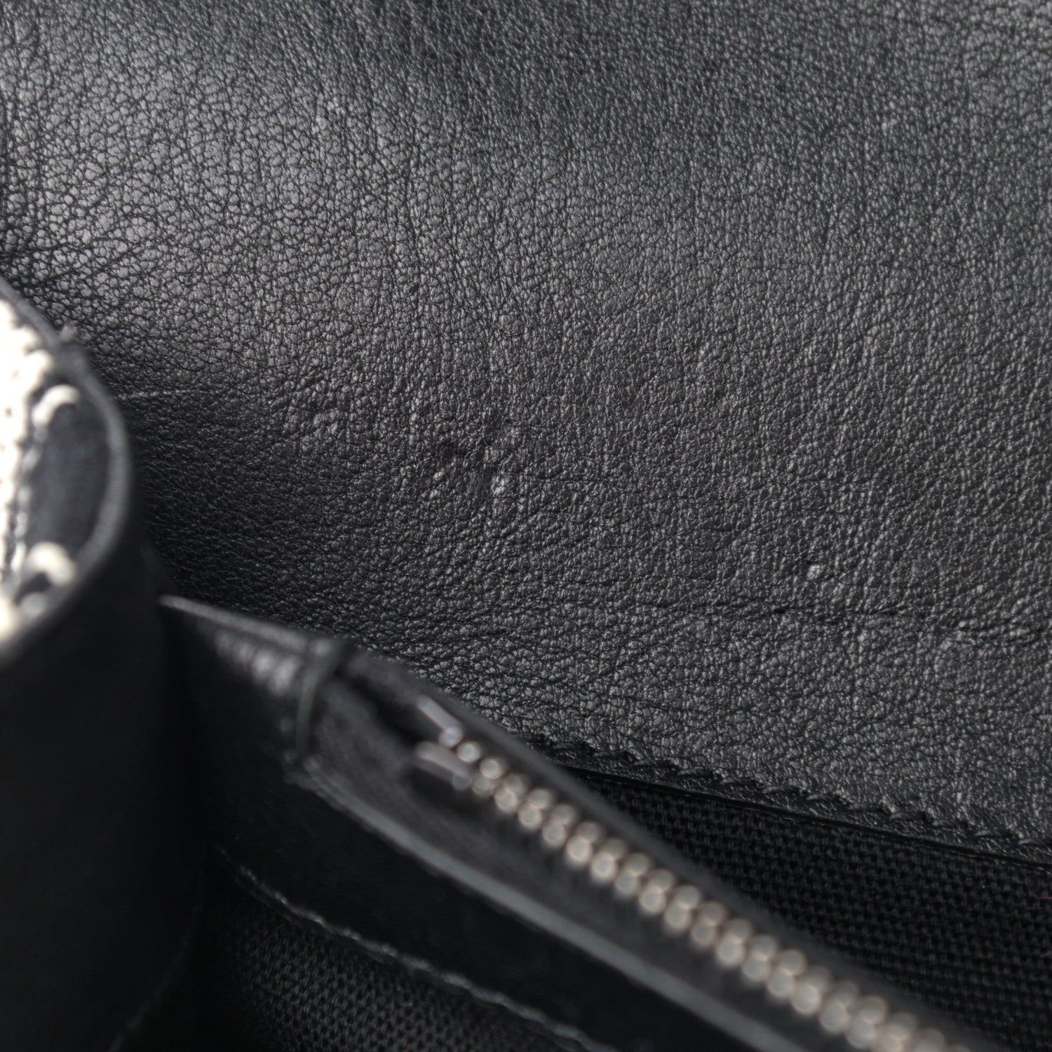 Saint Laurent Berber Chevron Tassel Monogram Large College Bag Black 12 of 12