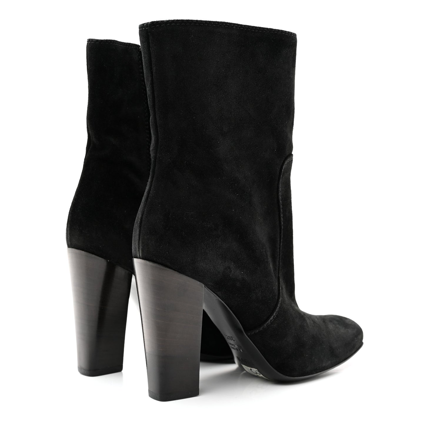 Suede Ankle Boots 38.5 Black