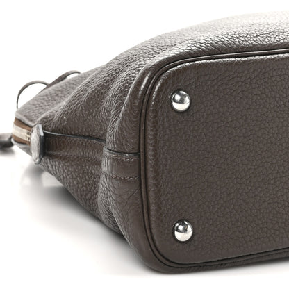Hermes Taurillon Clemence Bolide 31 Chocolate 9 of 10