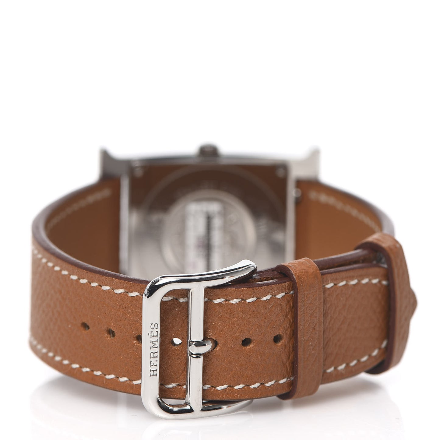 Stainless Steel Barenia 26mm Heure H Hour Quartz Watch Fauve