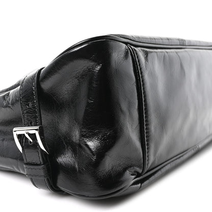 Prada Vitello Shine Shoulder Bag Black 8 of 9
