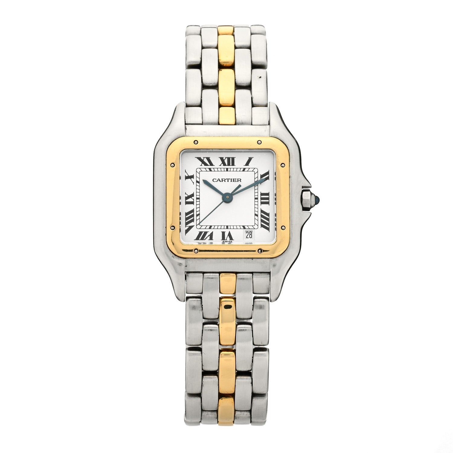 Cartier Stainless Steel 18K Yellow Gold 27mm Panthere Quartz Watch 1 of 4