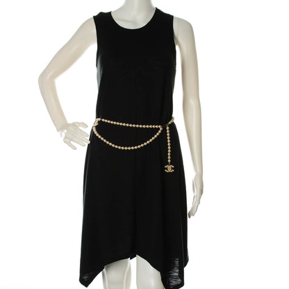 Chanel Pearl CC Double Strand Belt Gold 2 of 6