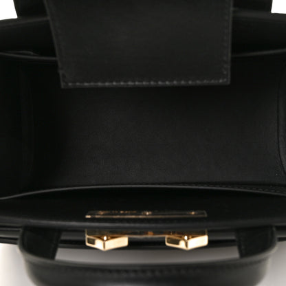 MCM Calfskin Lux Studded Milano Tote Black 7 of 14