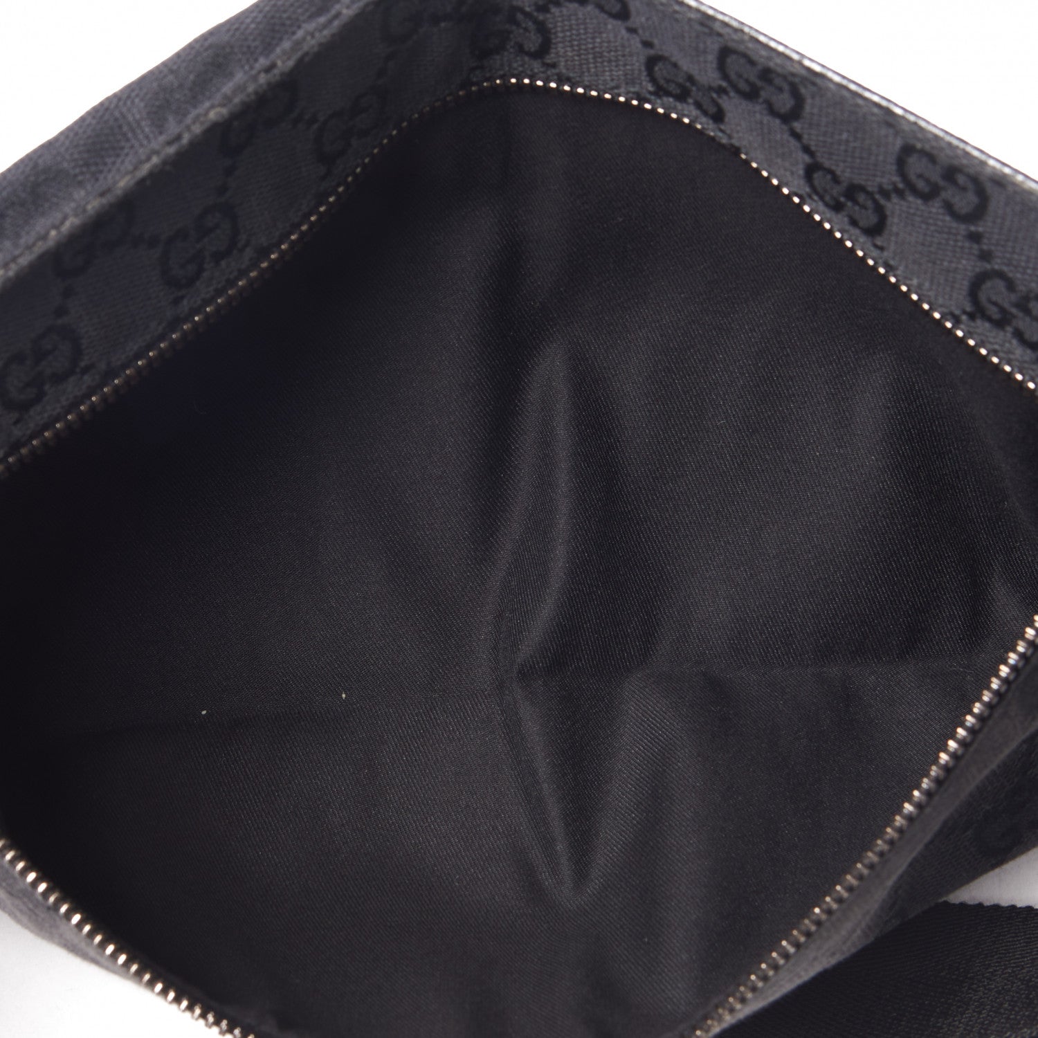 Gucci GG Monogram Double Pocket Belt Bag Black 4 of 7