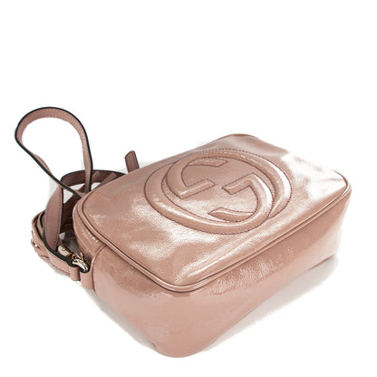 Gucci Vernice Naplack Small Soho Disco Bag Dark Cipria 4 of 8