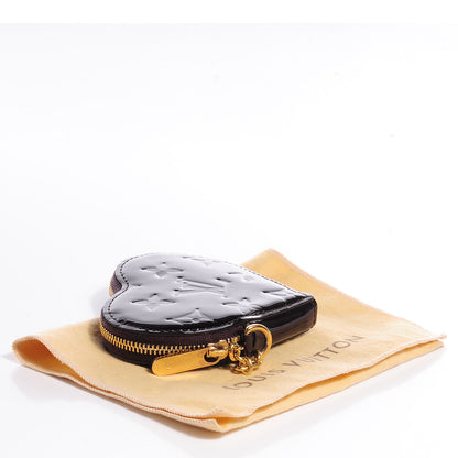 Louis Vuitton Vernis Coeur Heart Coin Purse Amarante 4 of 8