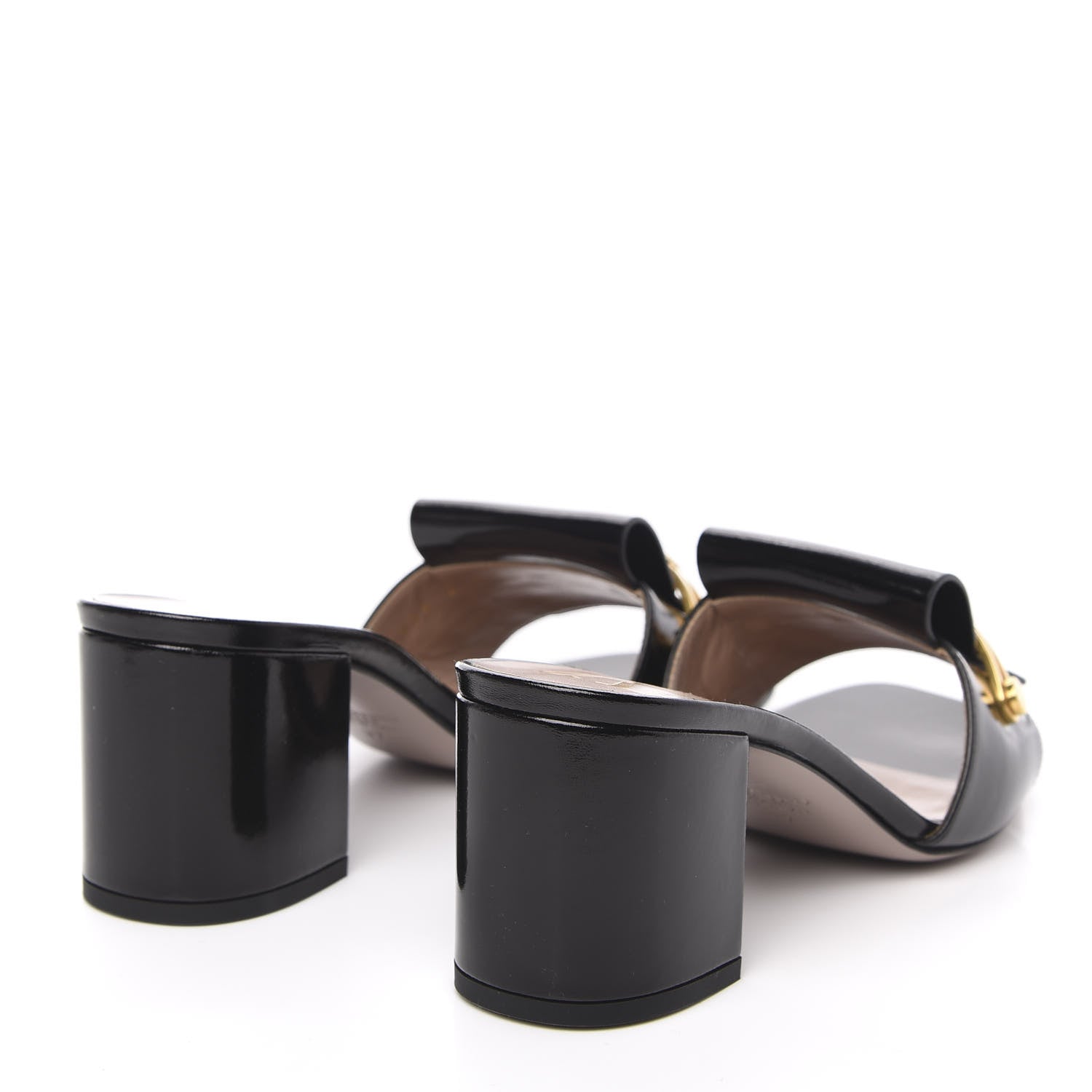 Valentino Garavani Patent VLogo Slides 37 Black 4 of 8