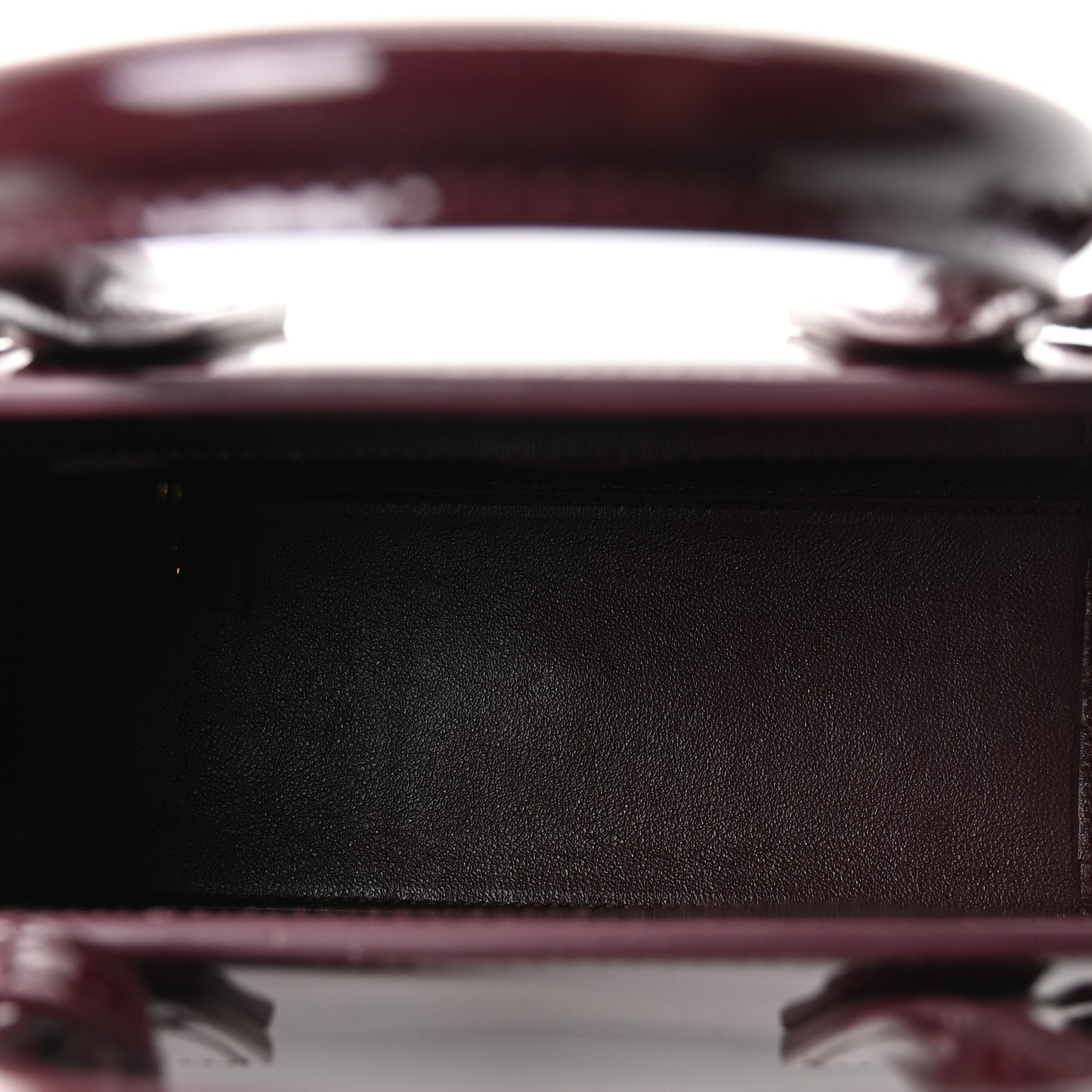 Patent Nano Sac de Jour Dark Red Wine
