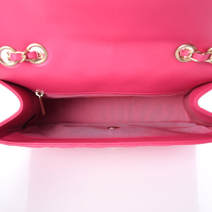 Chanel Lambskin Quilted Medium Mademoiselle Chic Flap Pink 5 of 7
