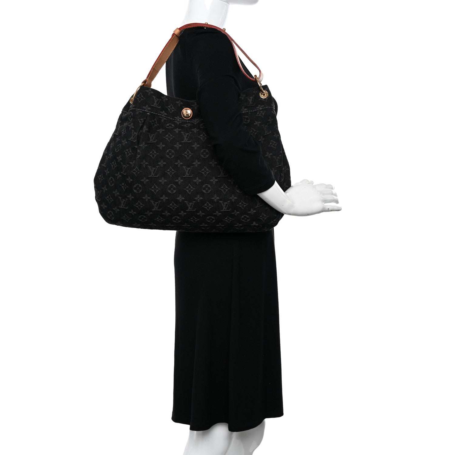 Louis Vuitton Denim Daily PM Black 2 of 11