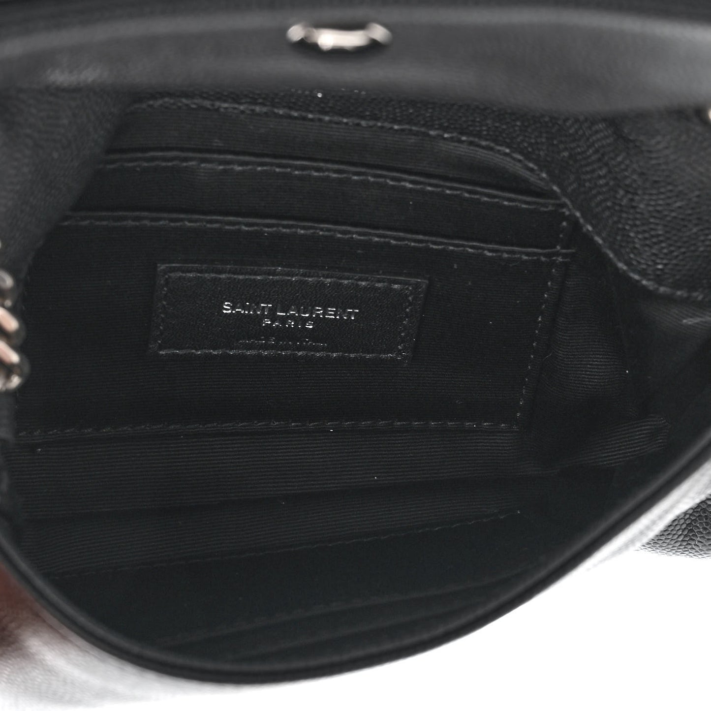 Grain De Poudre Monogram Toy West Hollywood Fold-Over Bag Black